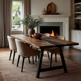 Epoxy Walnut Dining Table