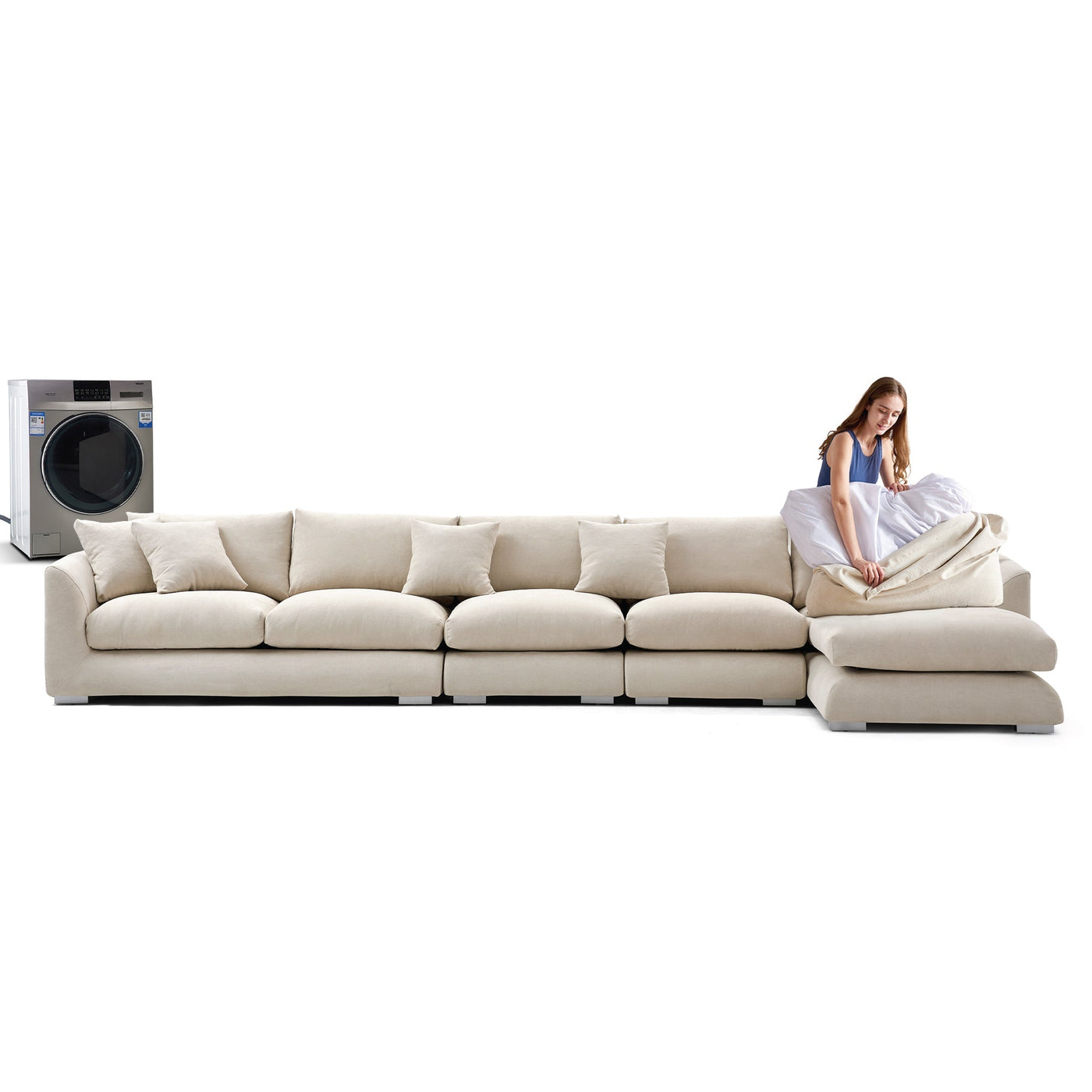 Feathers Sectional - detail view 90