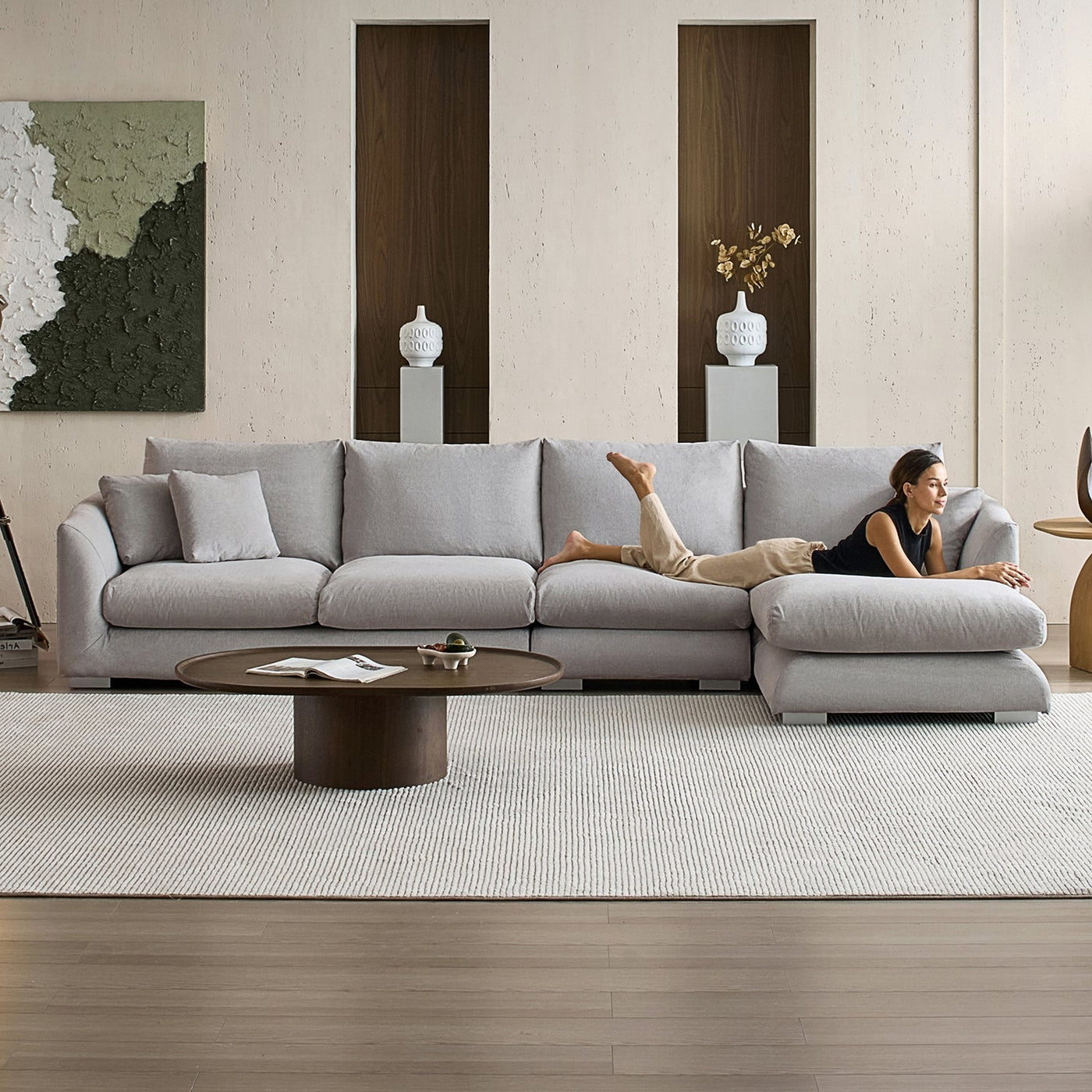 Feathers Sectional - detail view 182