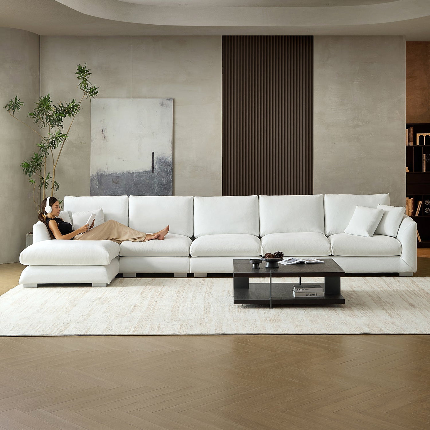 Feathers Sectional - detail view 217