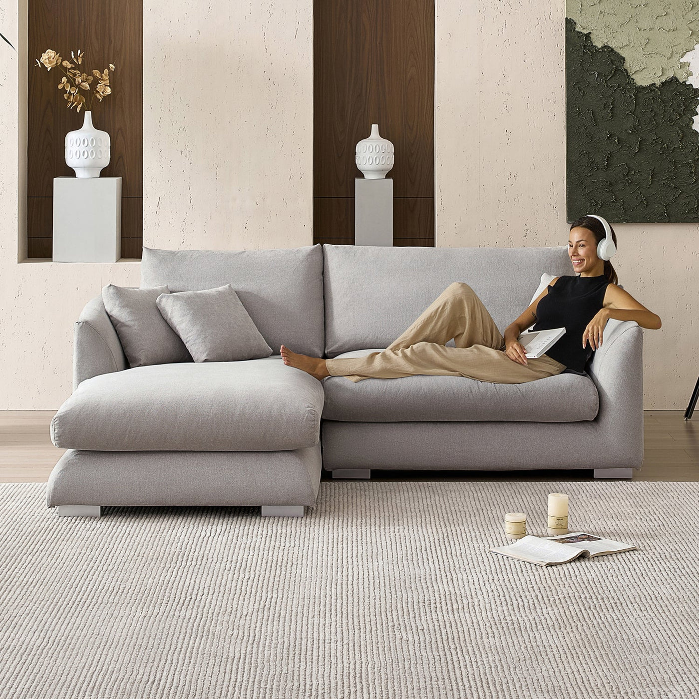 Feathers Sectional - detail view 119