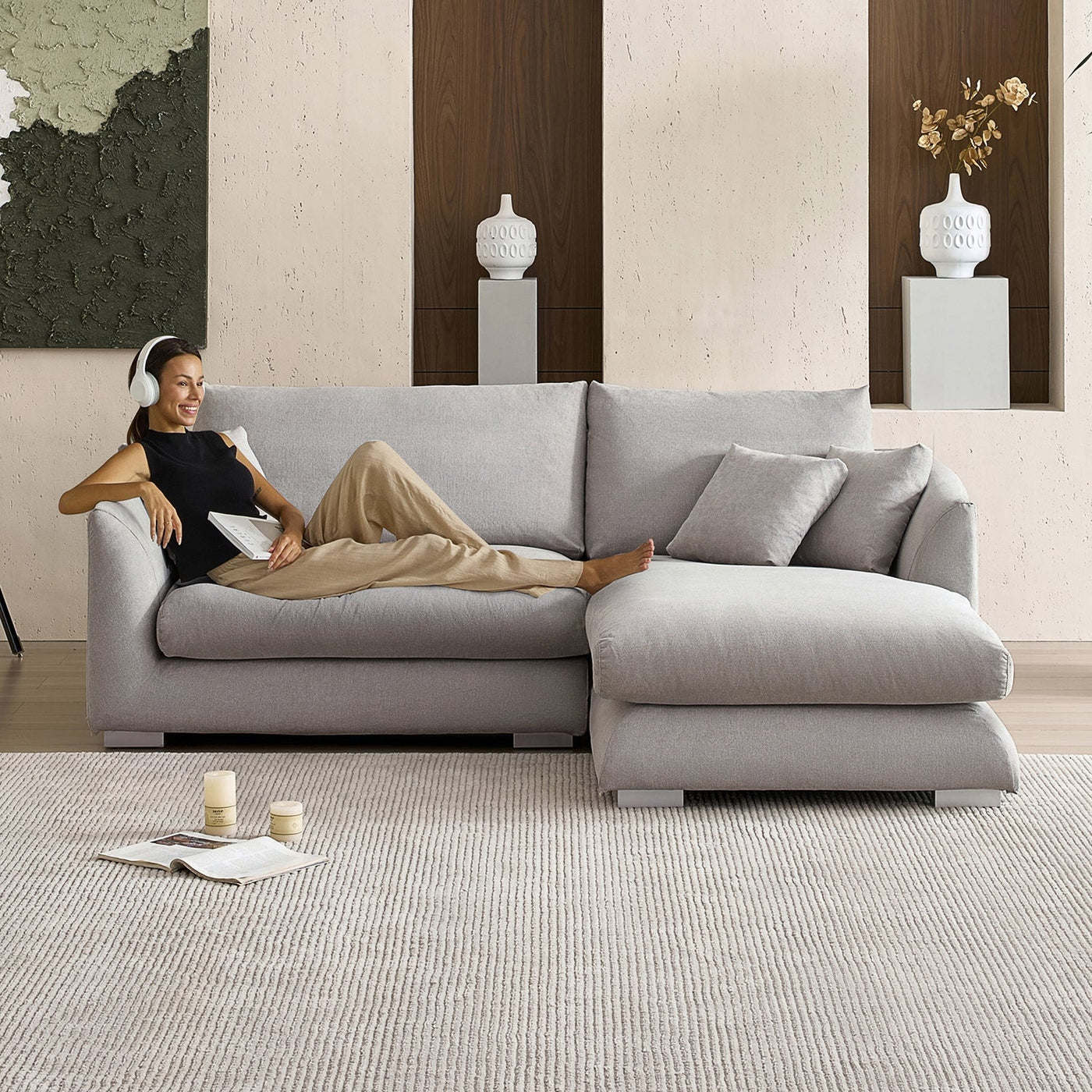 Feathers Sectional - detail view 126