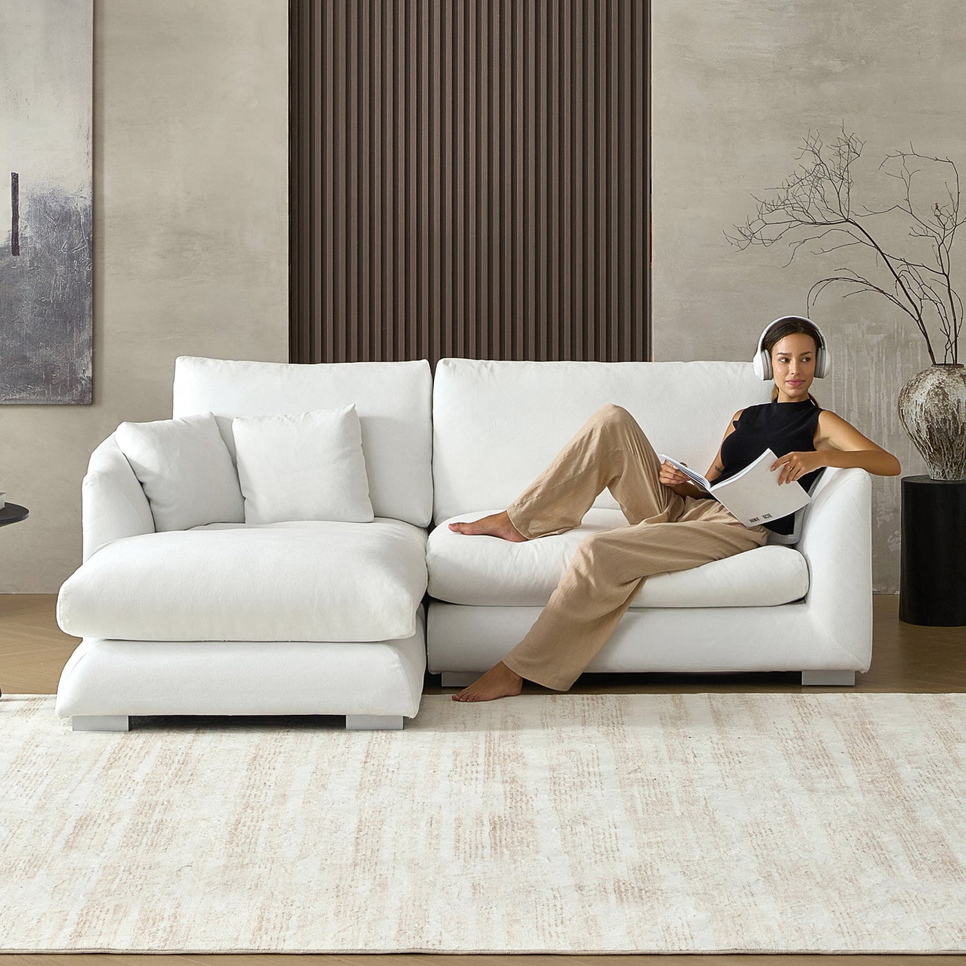 Feathers Sectional - detail view 133