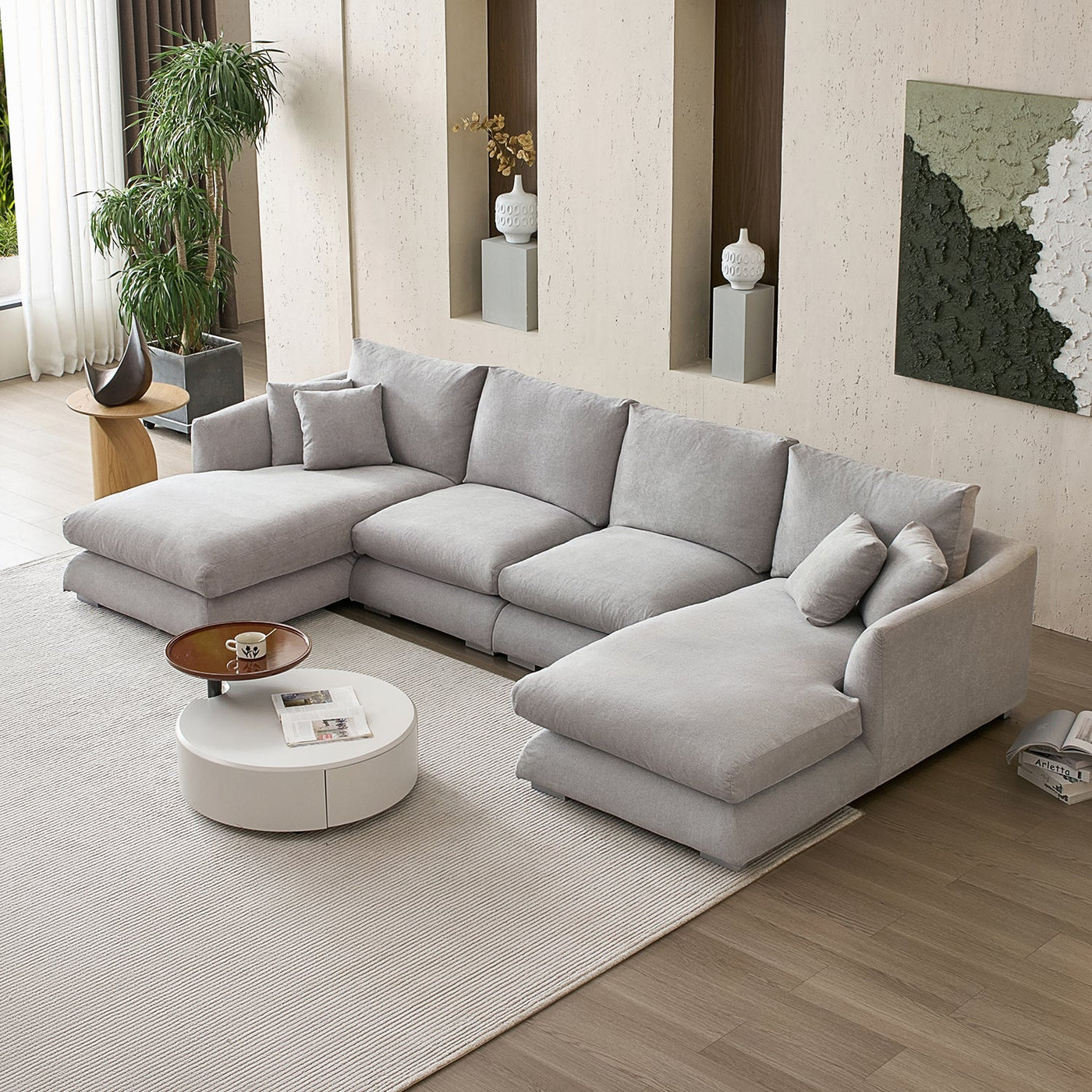 Feathers U - Sectional - detail view 86