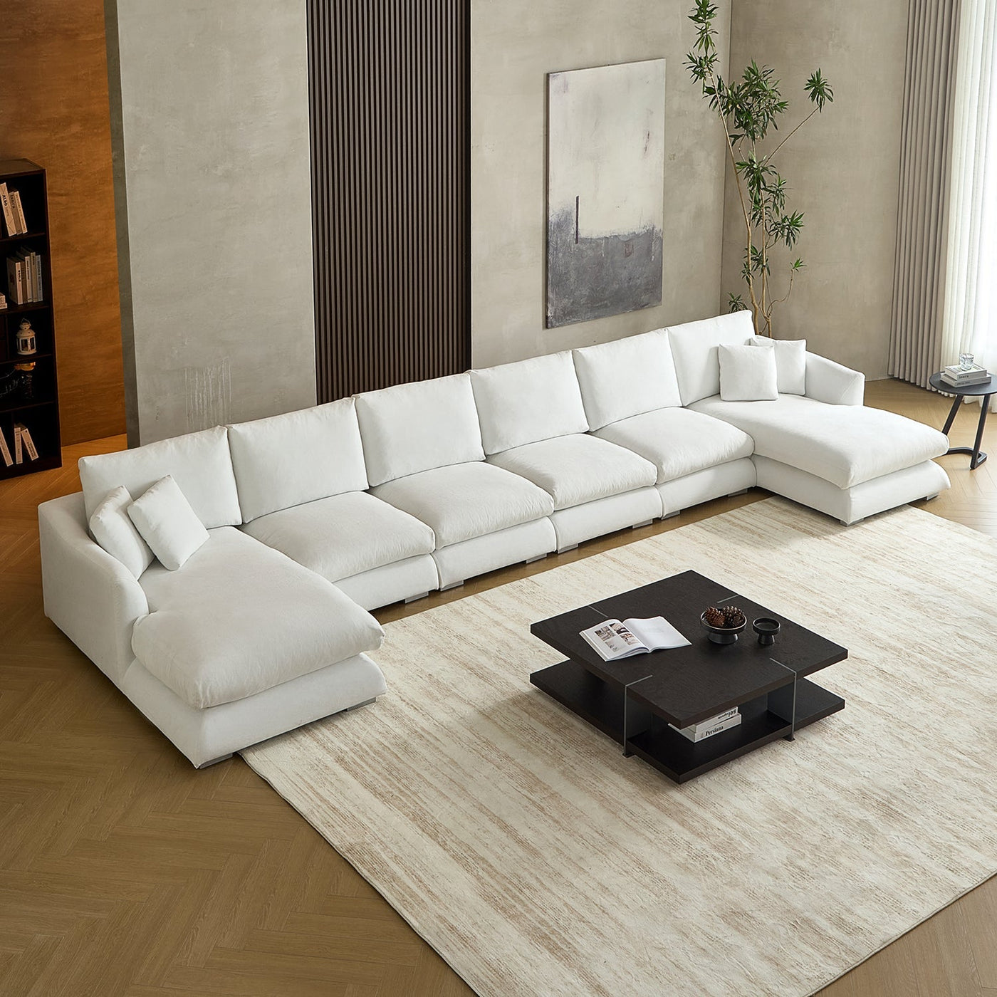 Feathers U - Sectional - detail view 156