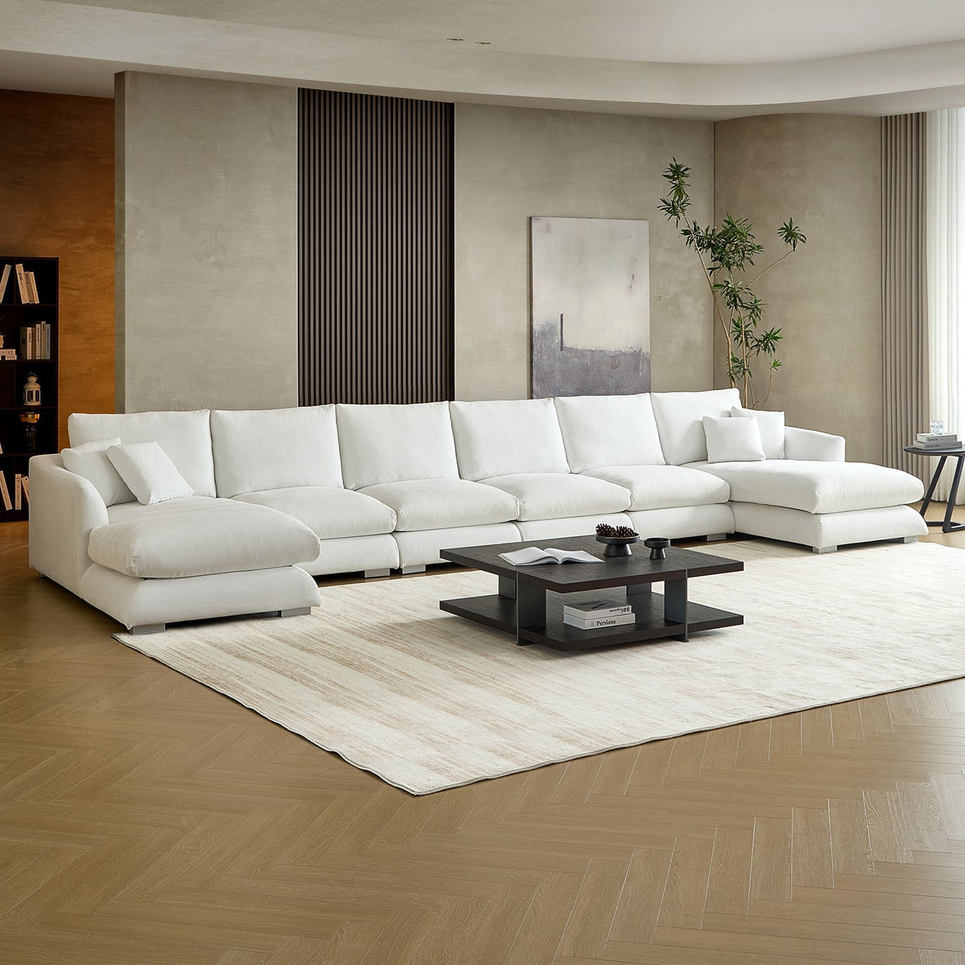 Feathers U - Sectional - detail view 150