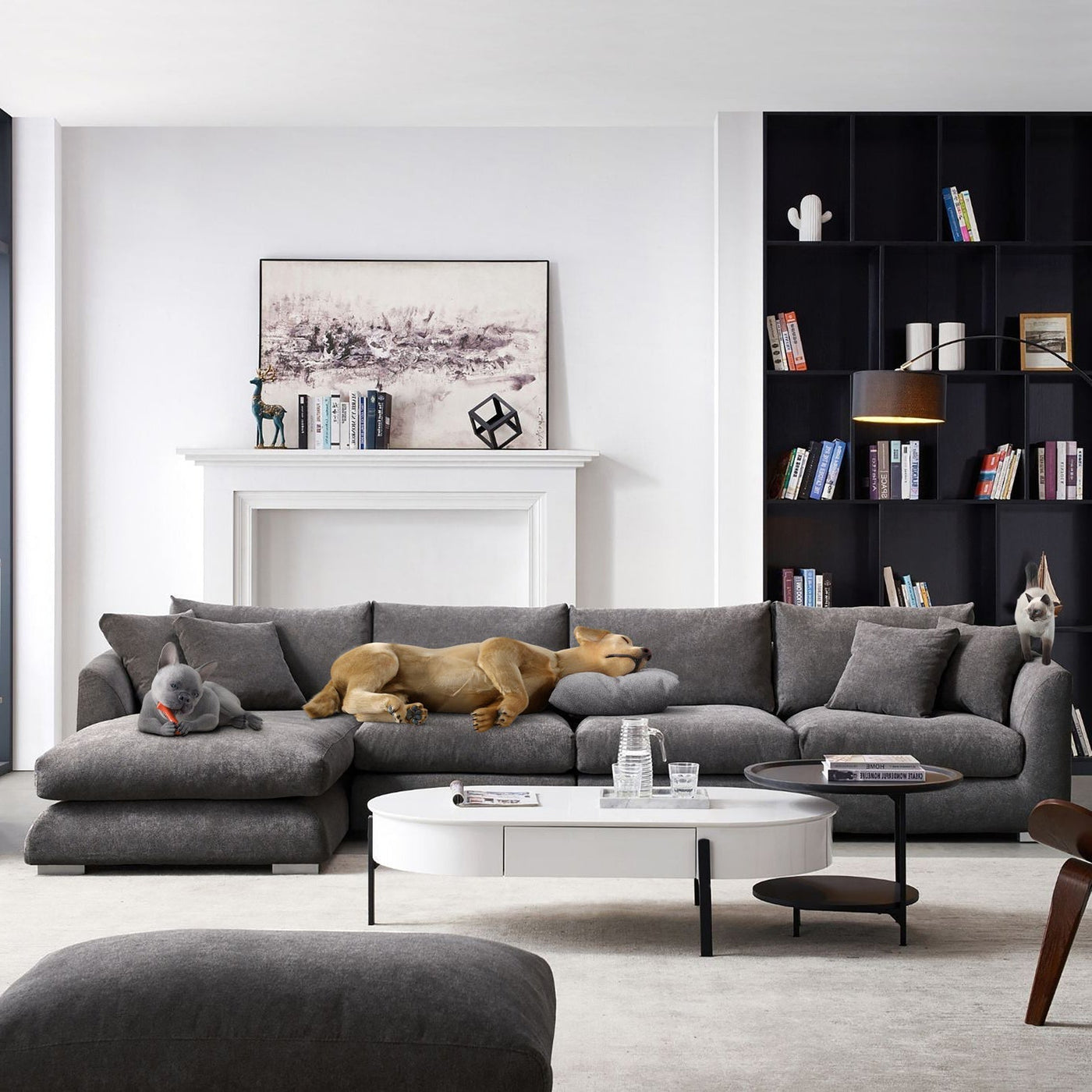 Feathers Sectional - detail view 82