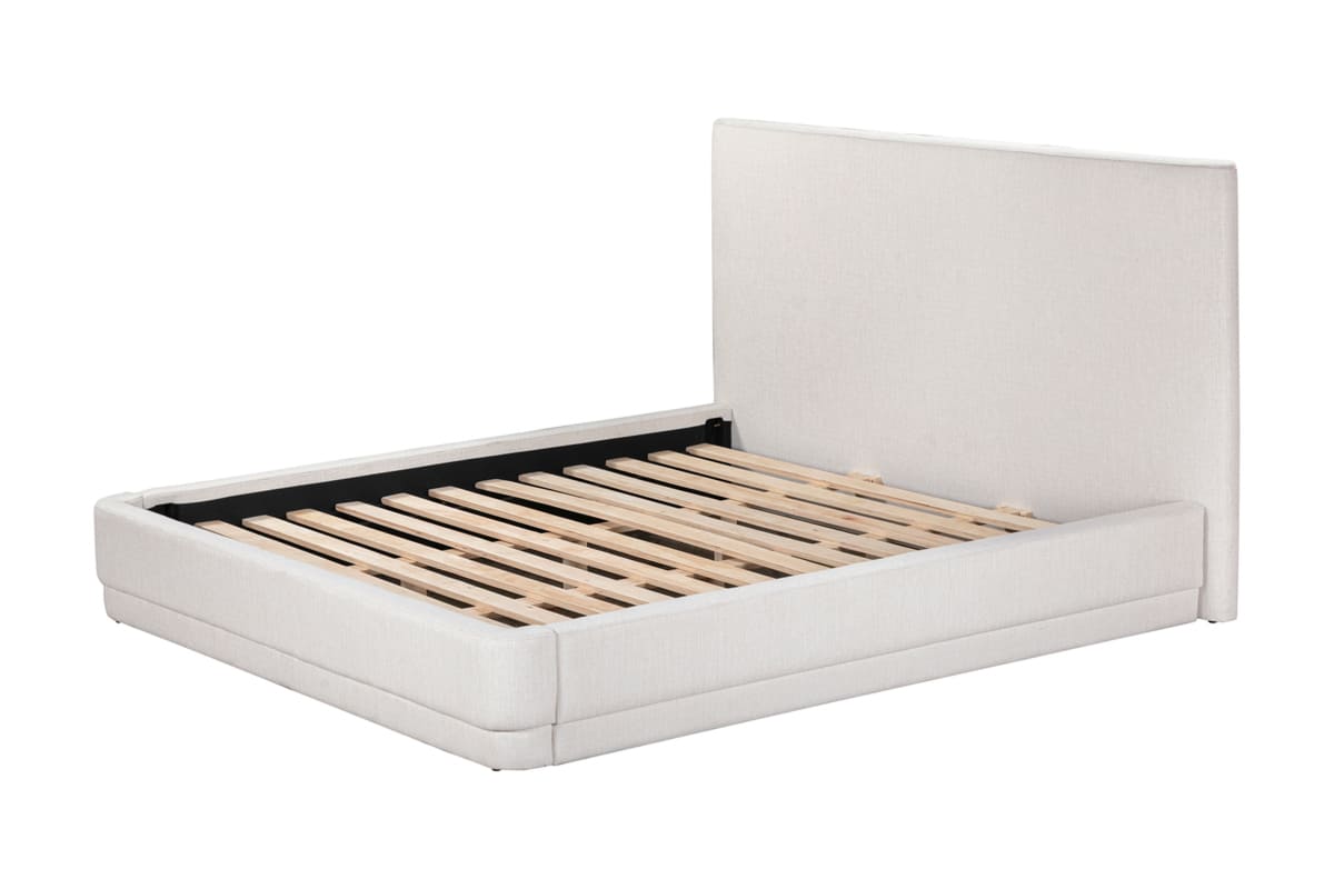 Serene Bed - Minimalist Linen Upholstered - detail view 15