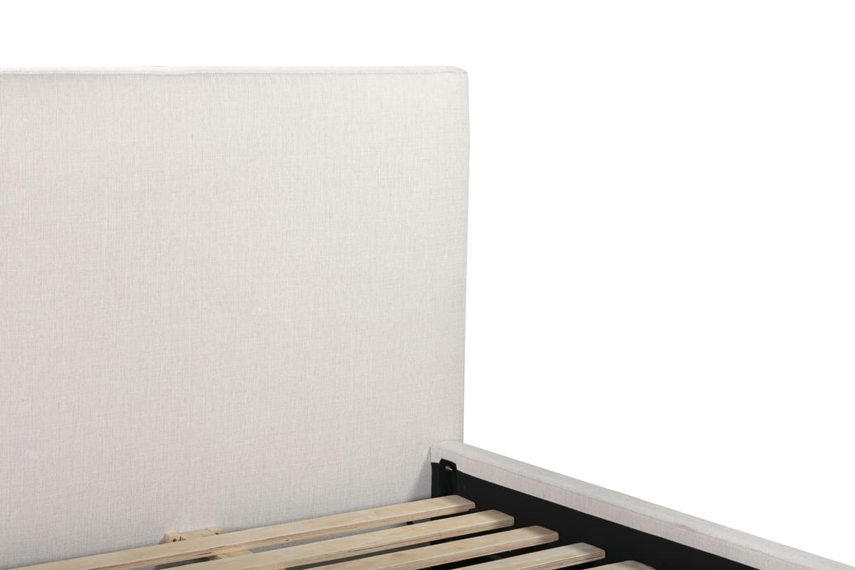Serene Bed - Minimalist Linen Upholstered - detail view 19