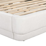 Serene Bed - Minimalist Linen Upholstered