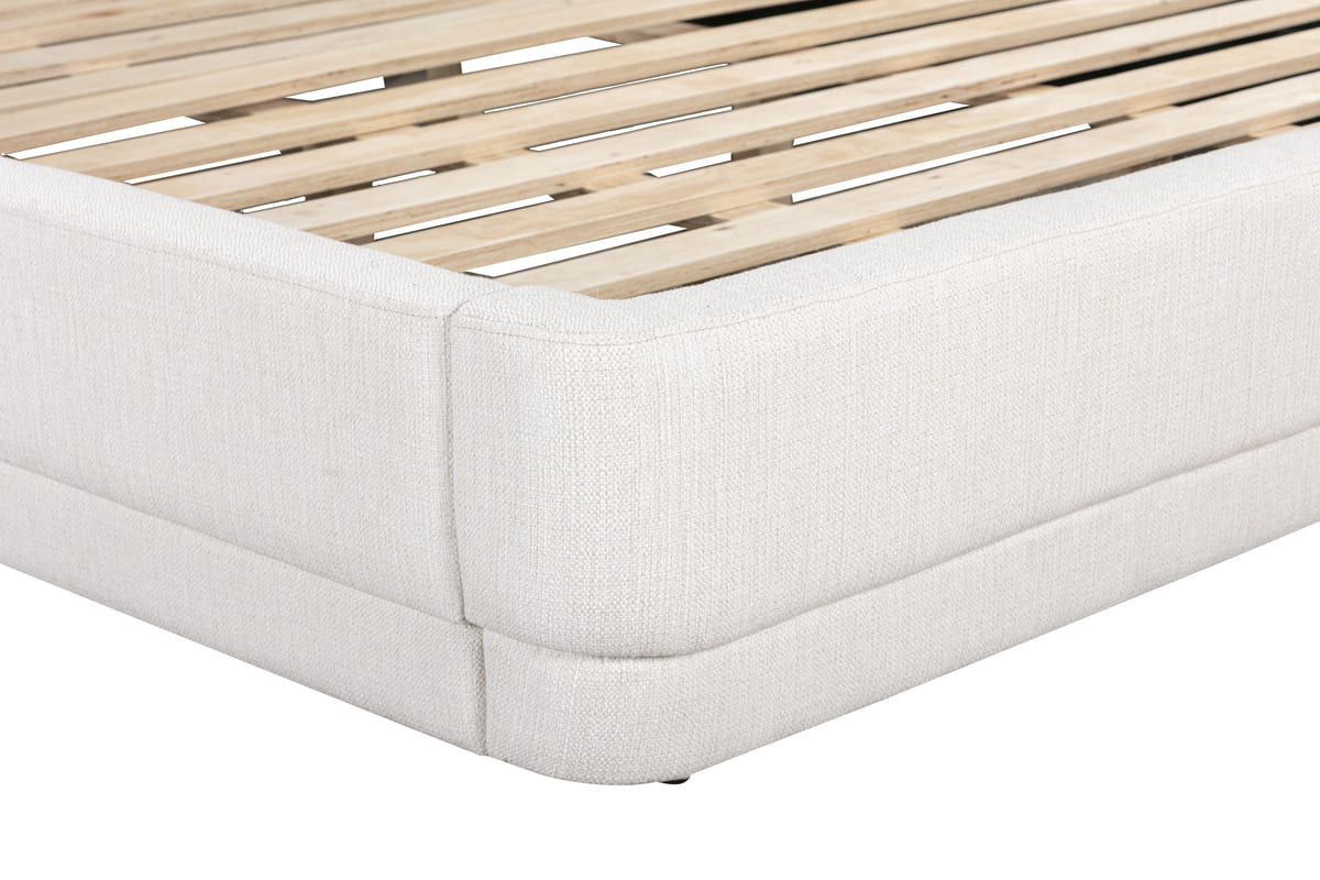 Serene Bed - Minimalist Linen Upholstered - detail view 21
