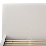 Serene Bed - Minimalist Linen Upholstered