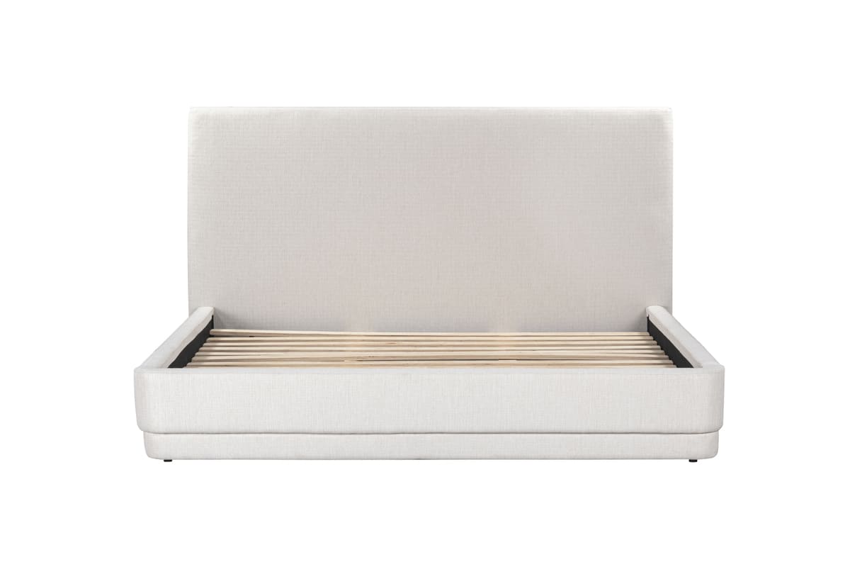 Serene Bed - Minimalist Linen Upholstered - detail view 14