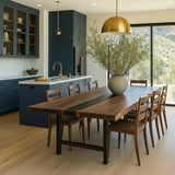 Epoxy Walnut Dining Table