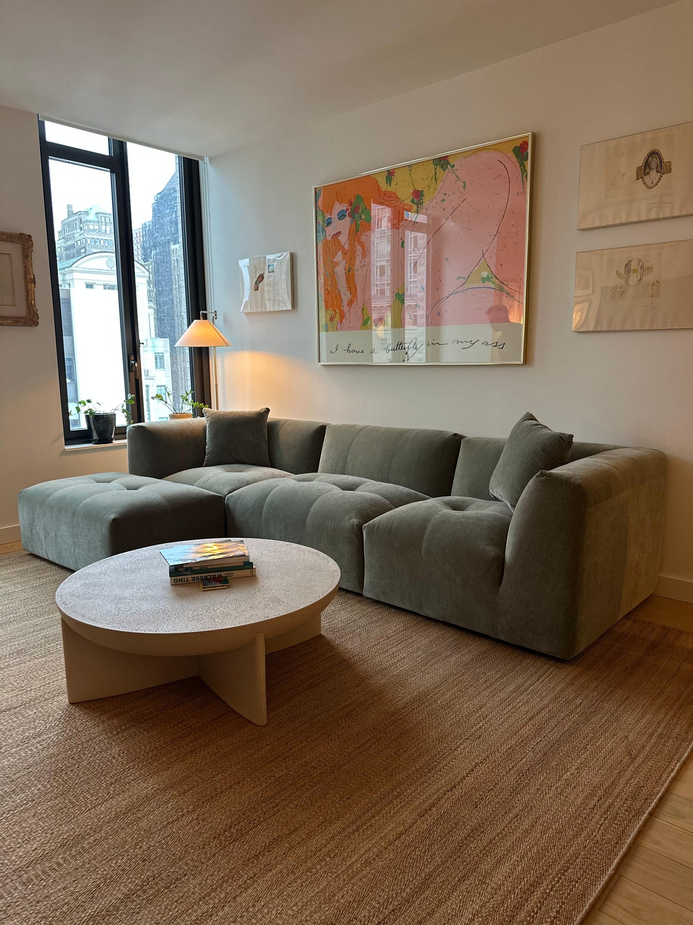 Moda 3 - Pc Modular Sofa with Ottoman - detail view 46