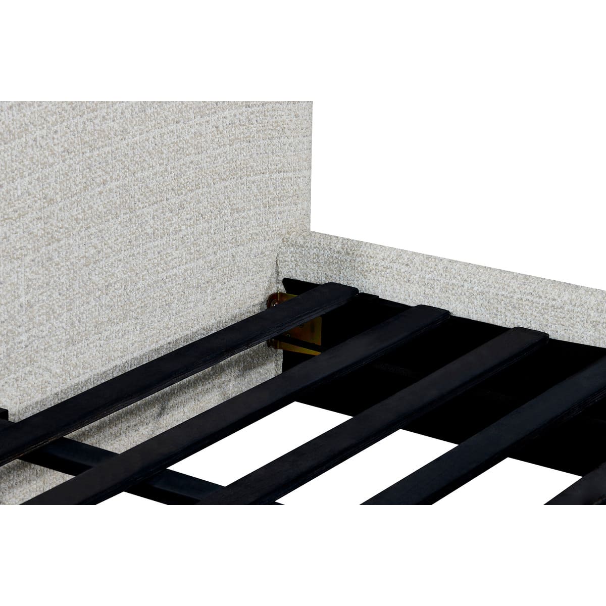 Oliver Bed - Curved Boucle Upholstered - detail view 14