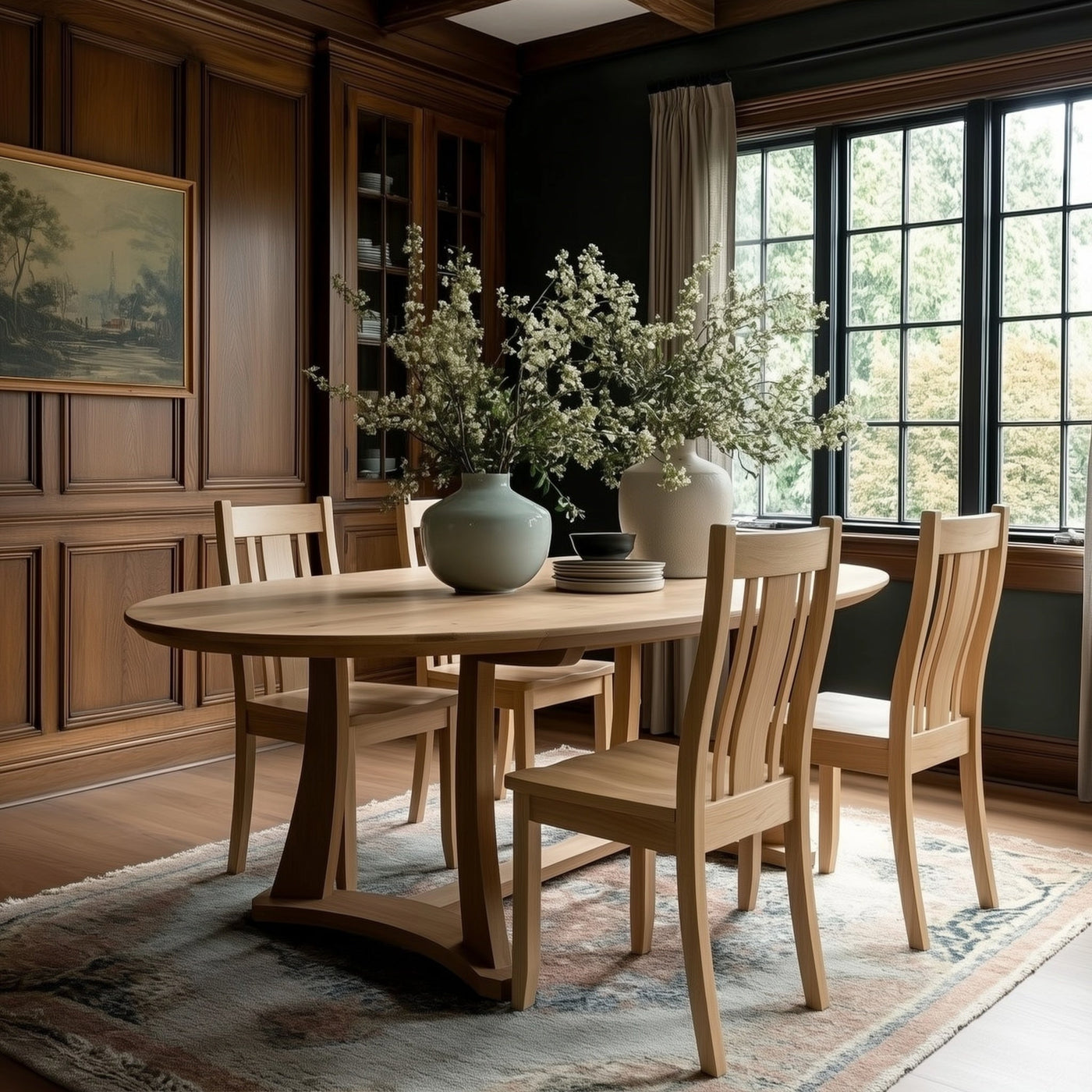 The Quinn Oval Dining Table - detail view 11