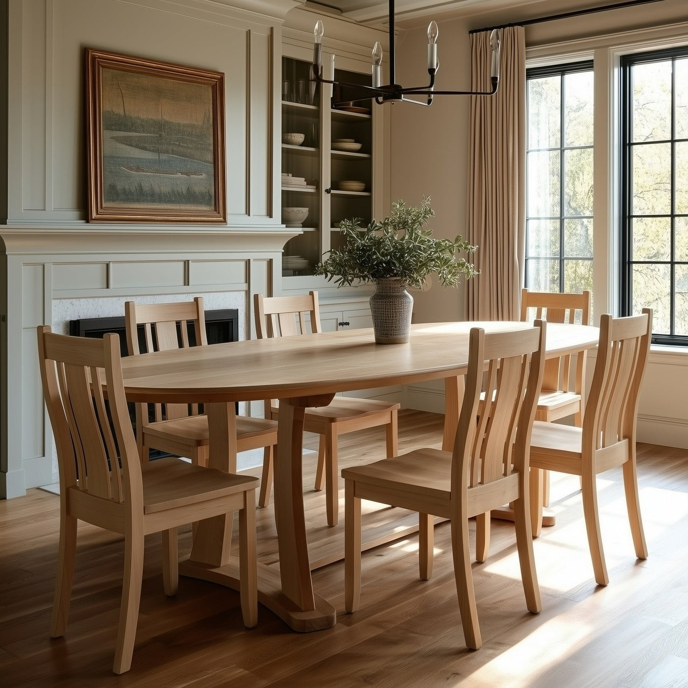 The Quinn Oval Dining Table - detail view 13