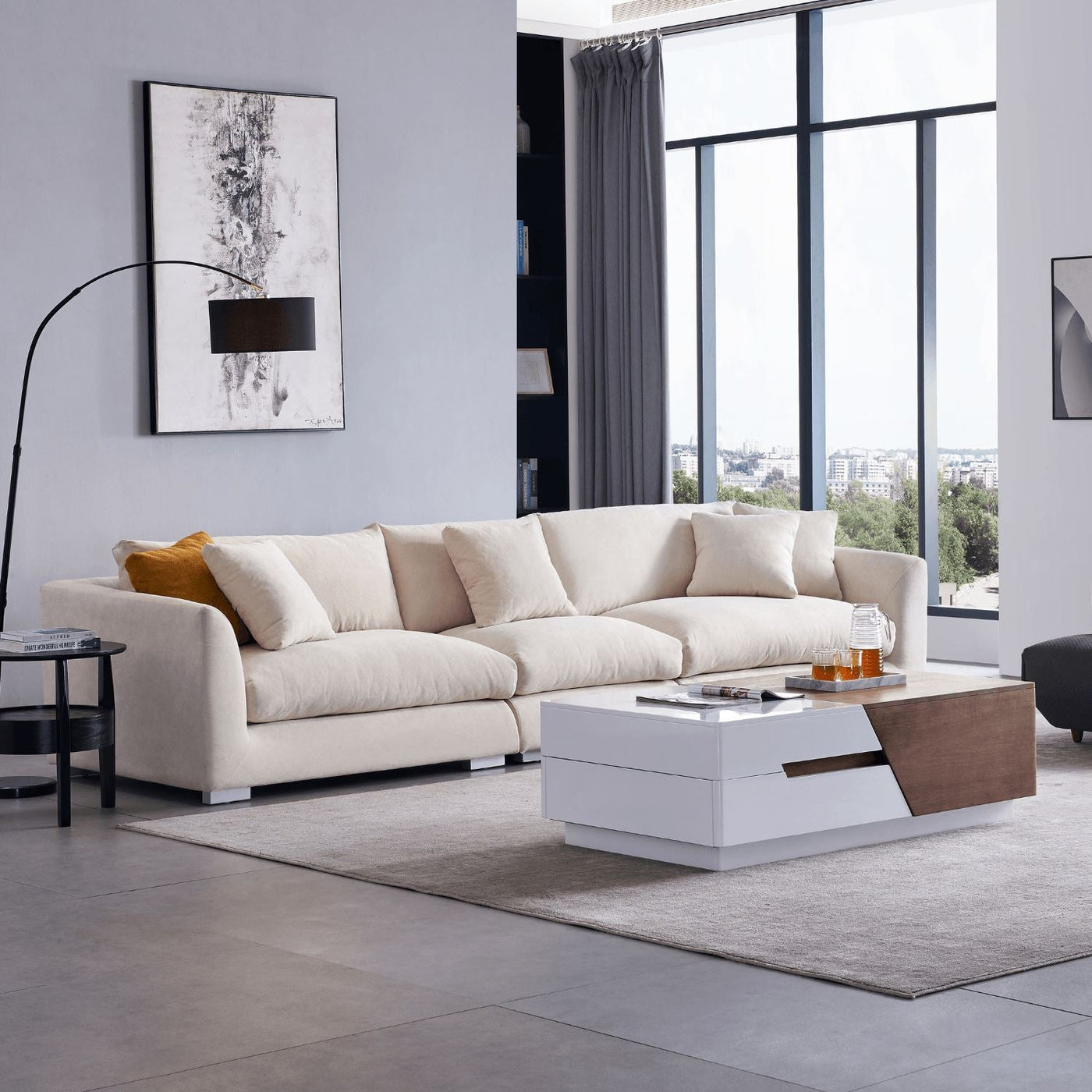 Feathers Sofa - alternate view