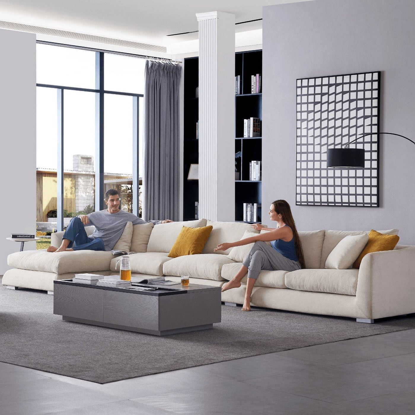 Feathers Sectional - detail view 98