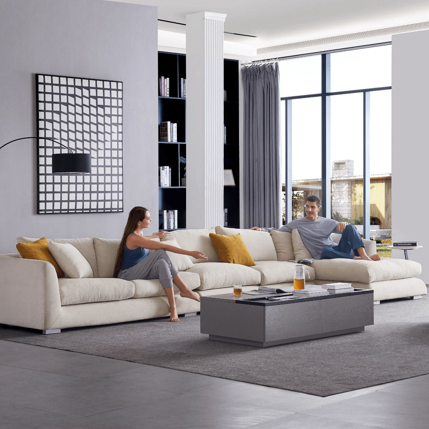 Feathers Sectional - detail view 91