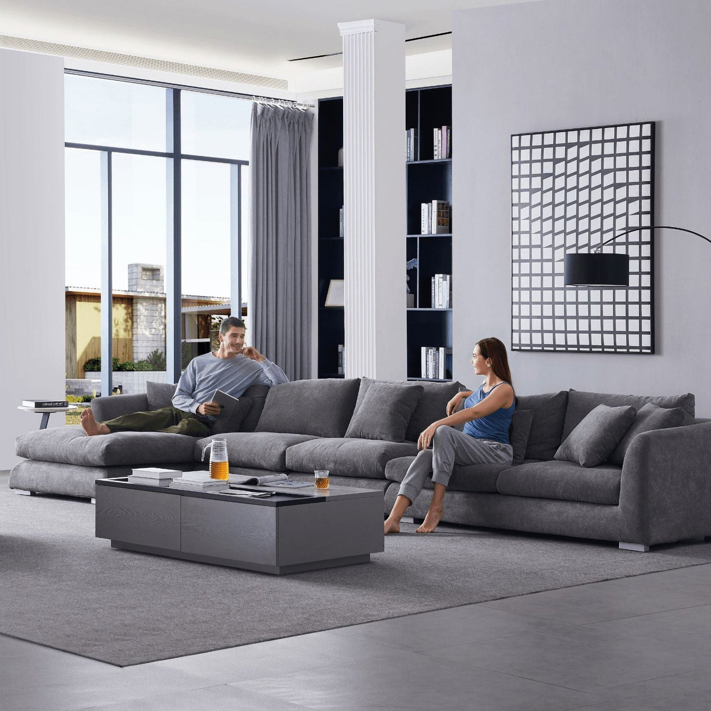Feathers Sectional - detail view 105