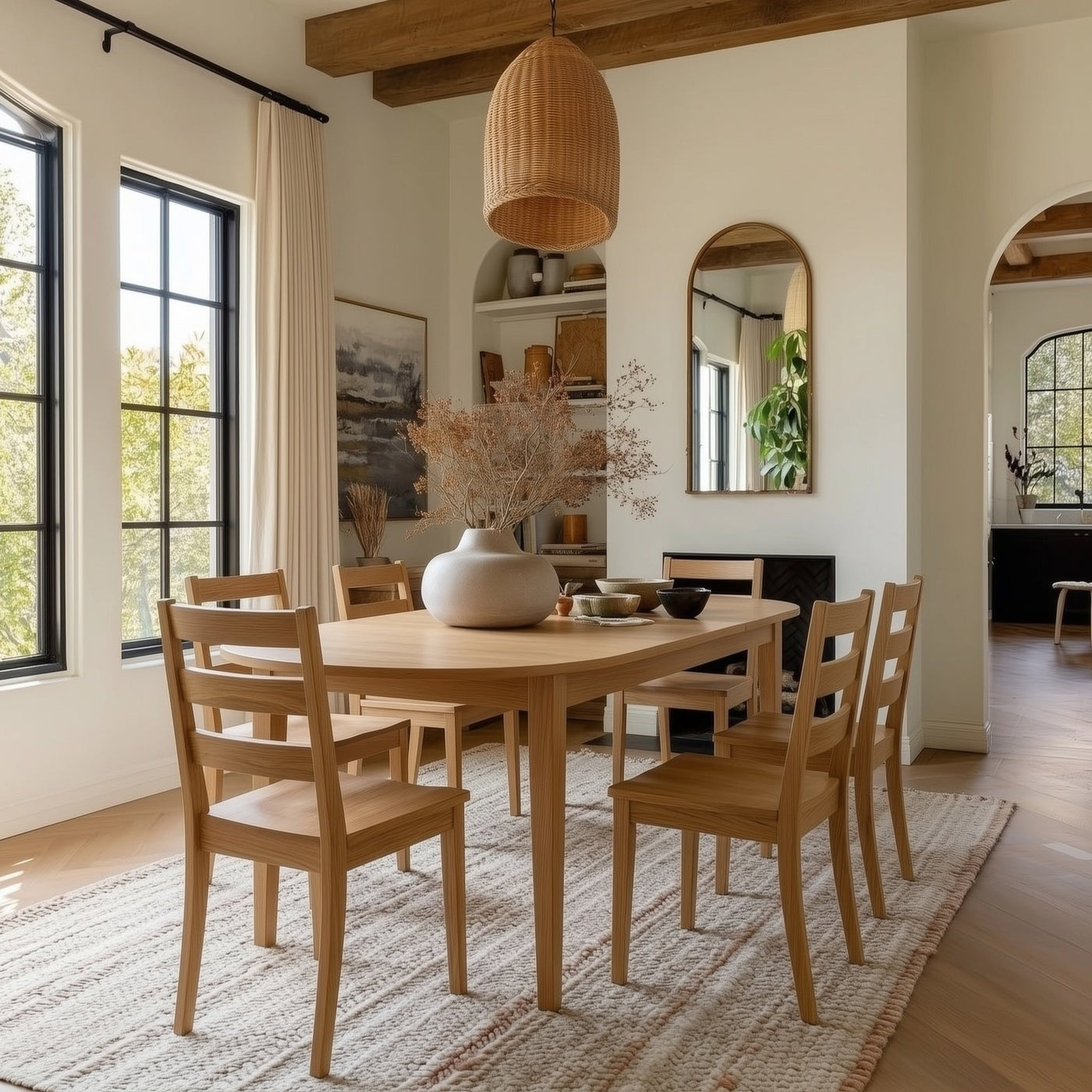 The Phelps Oval Dining Table - detail view 9