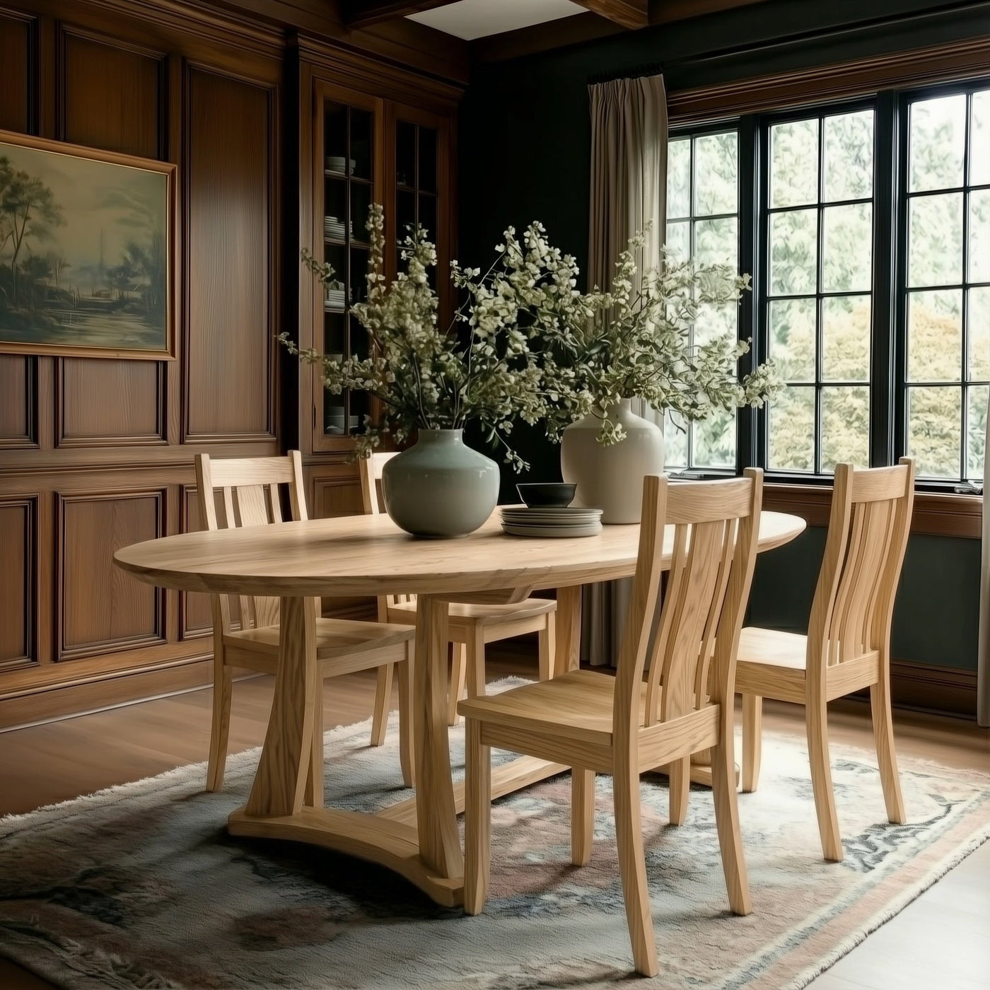 The Quinn Oval Dining Table - detail view 6