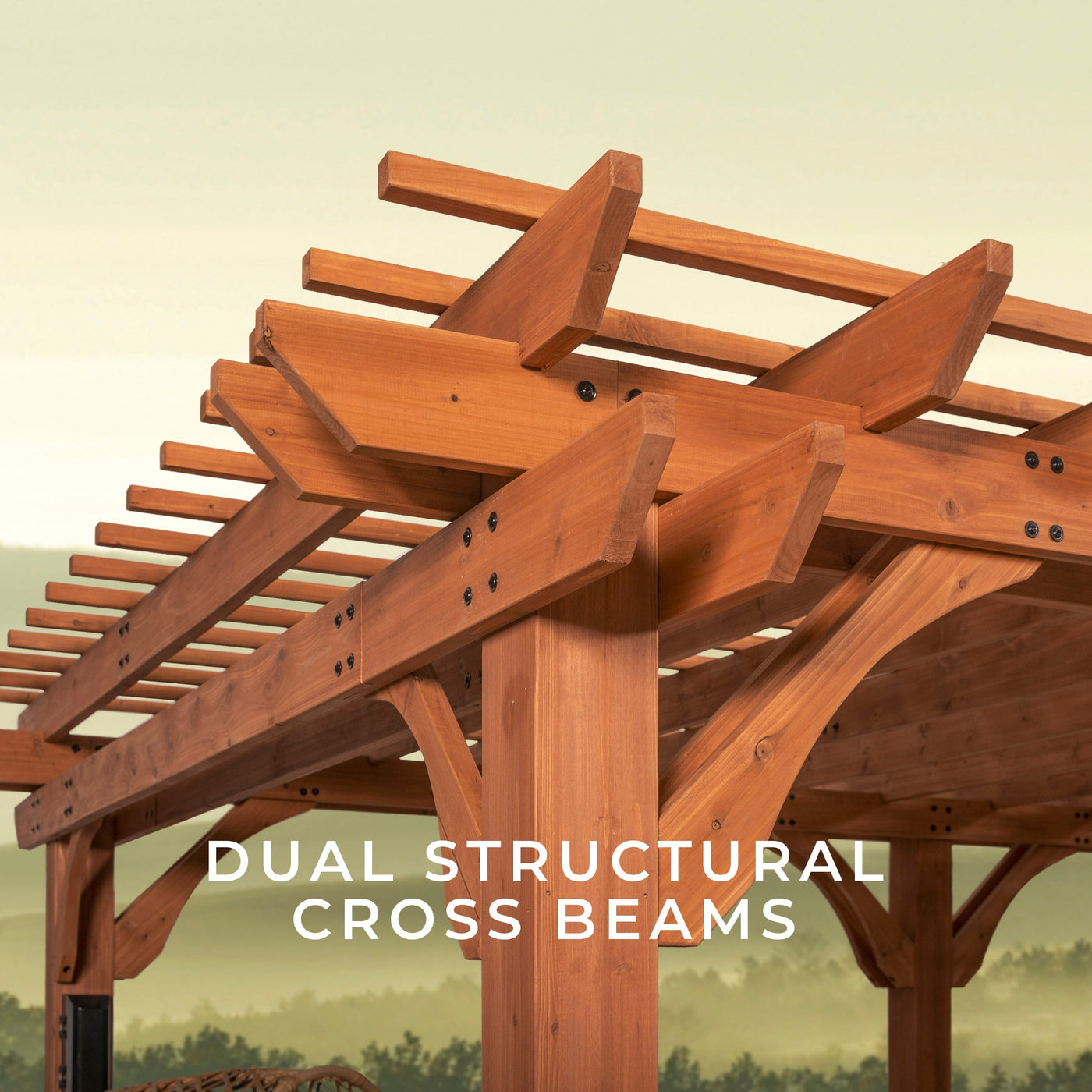 20X12 Beaumont Pergola - detail view 6