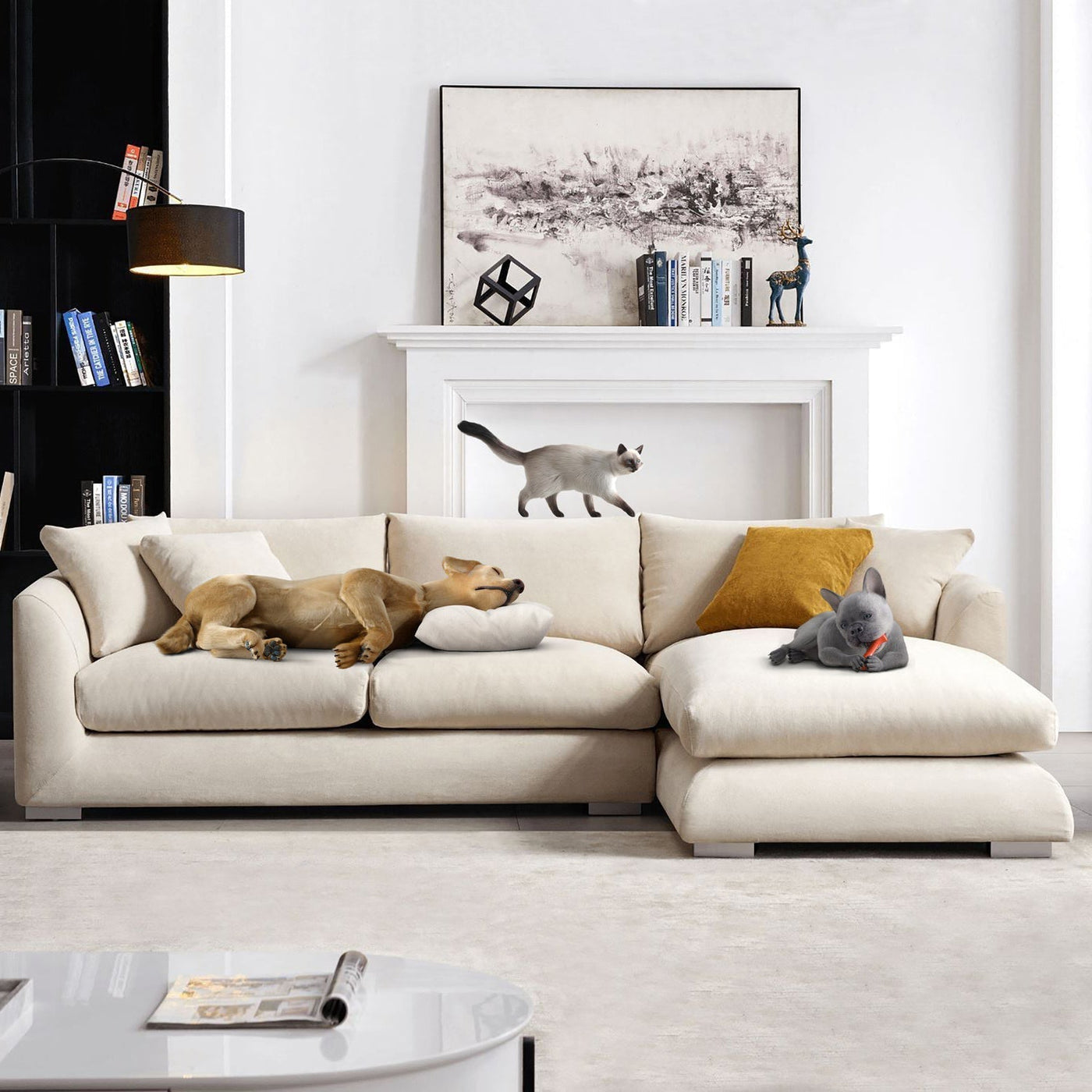 Feathers Sectional - detail view 19