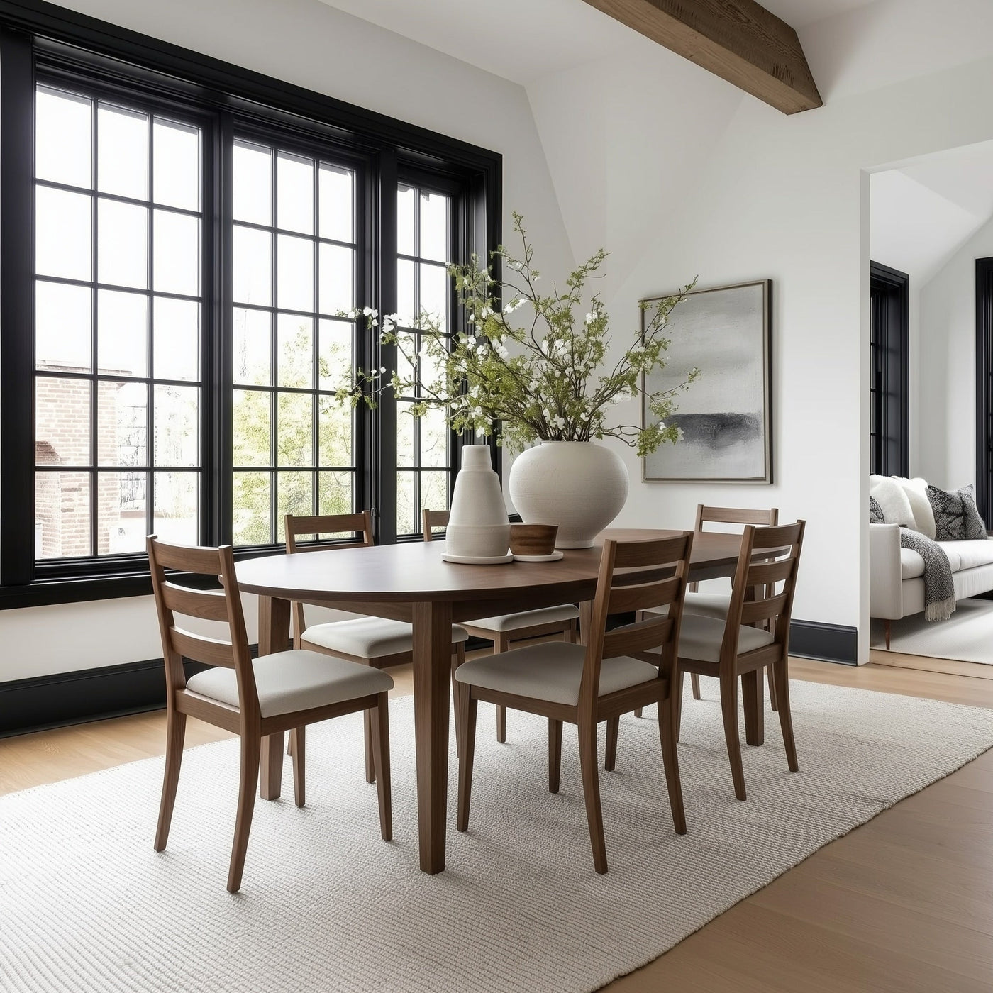 The Phelps Oval Dining Table - alternate view