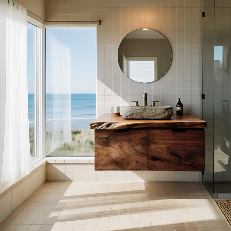 Contemporary Floating Bathroom Vanity for Bathroom - alternate view