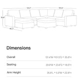 Sofinity Storage Sectional Couch