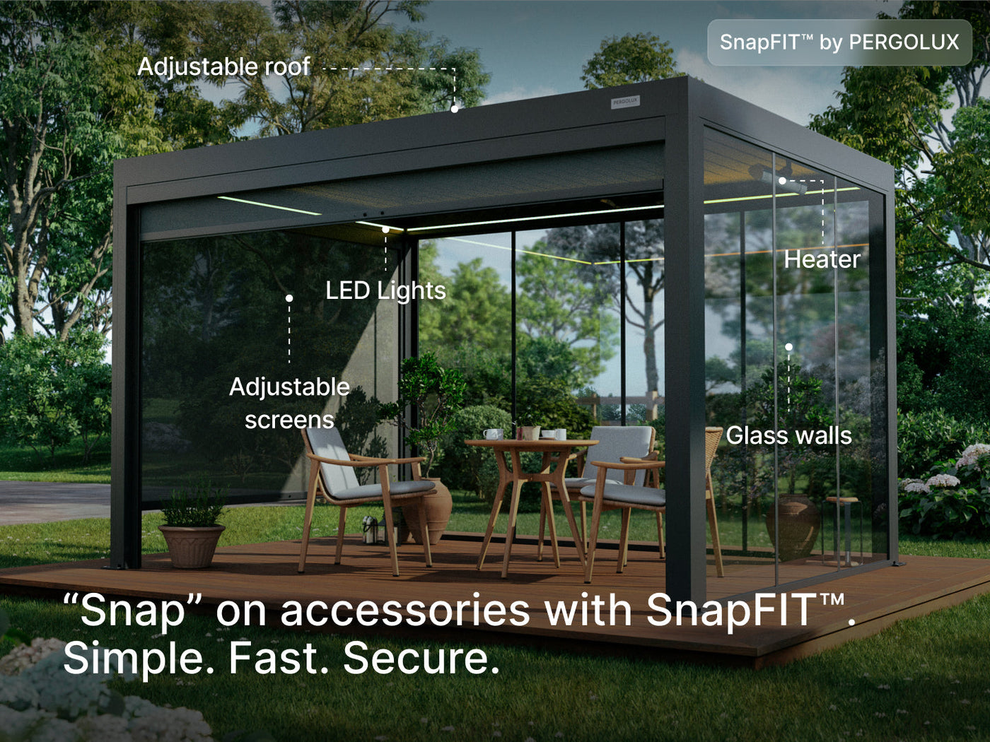Sundream S3 Pergola - detail view 4