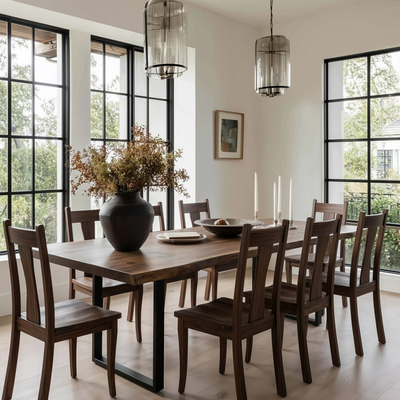 The Underhill Live Edge Walnut Dining Table - alternate view