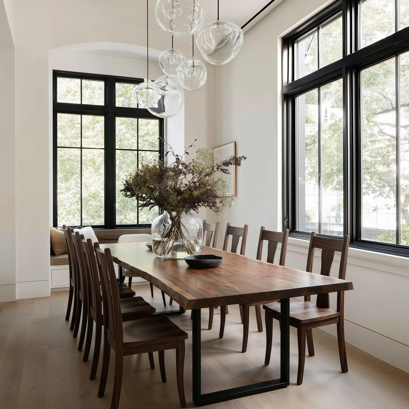The Underhill Live Edge Walnut Dining Table