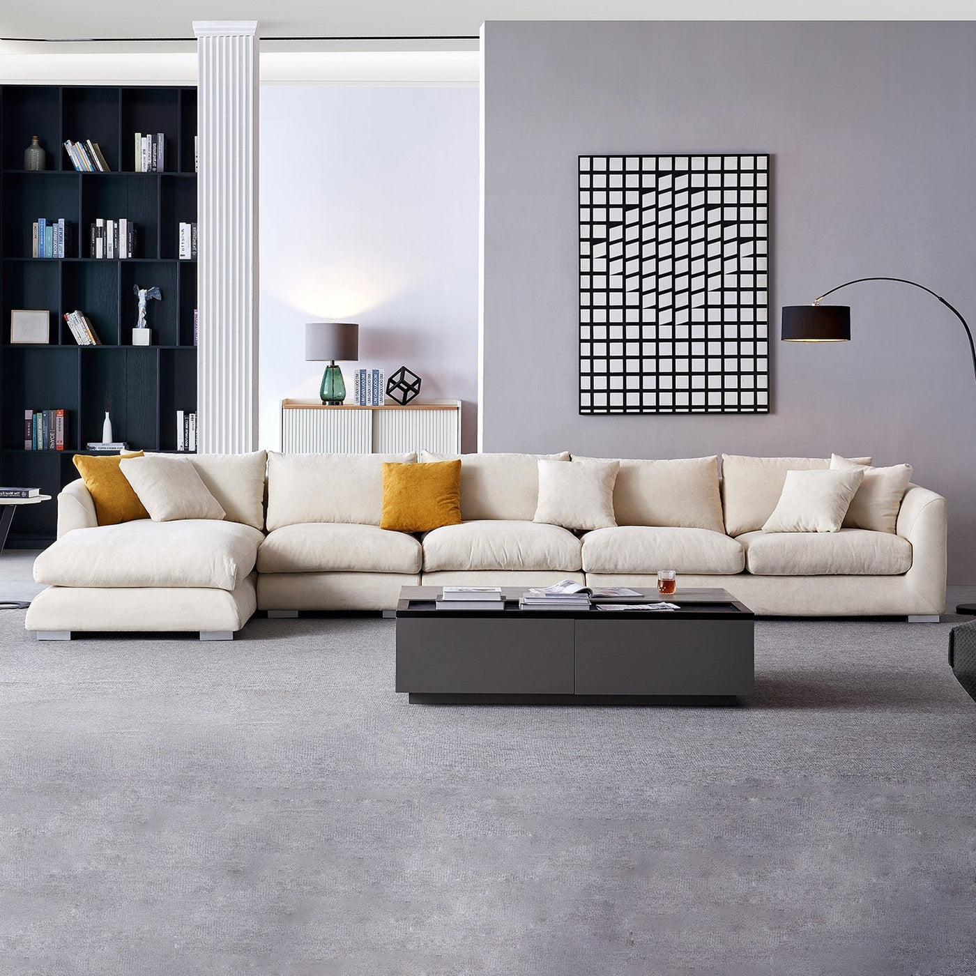 Feathers Sectional - detail view 93