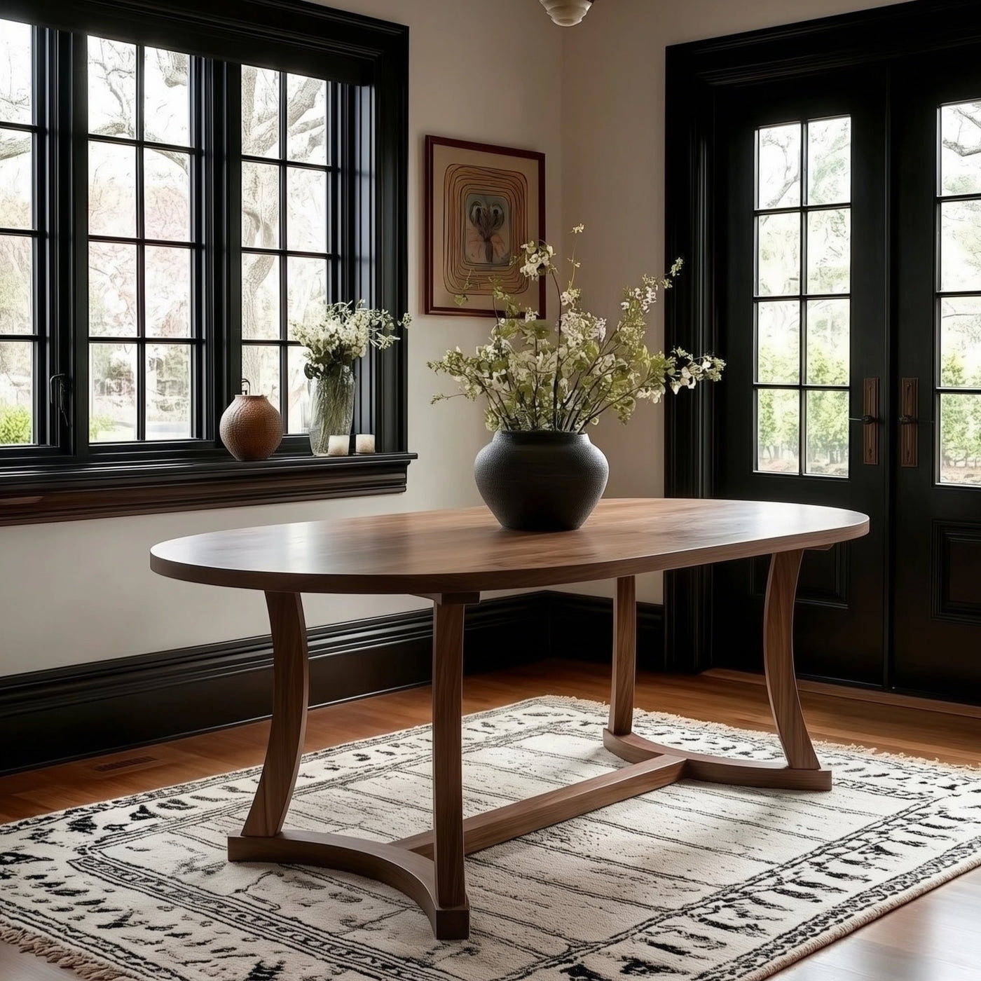 The Bartlett Oval Dining Table - detail view 5