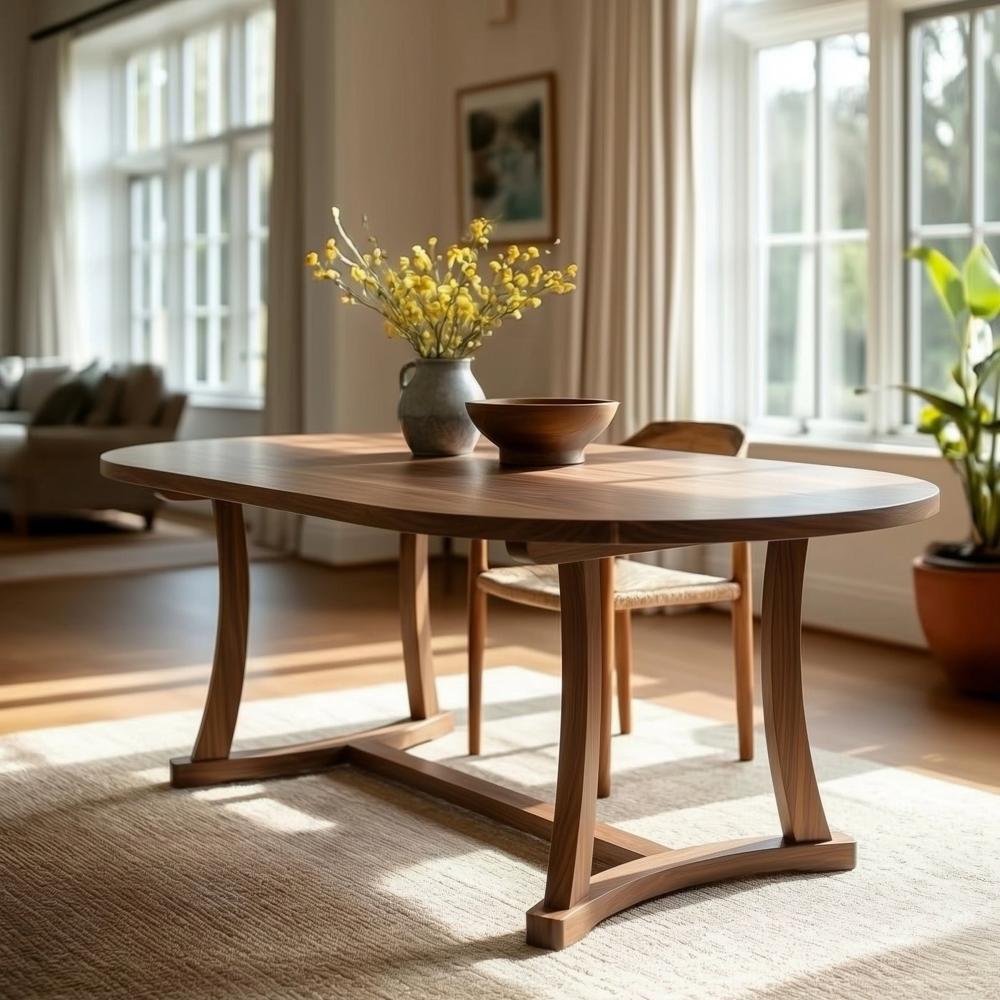 The Bartlett Oval Dining Table - detail view 4
