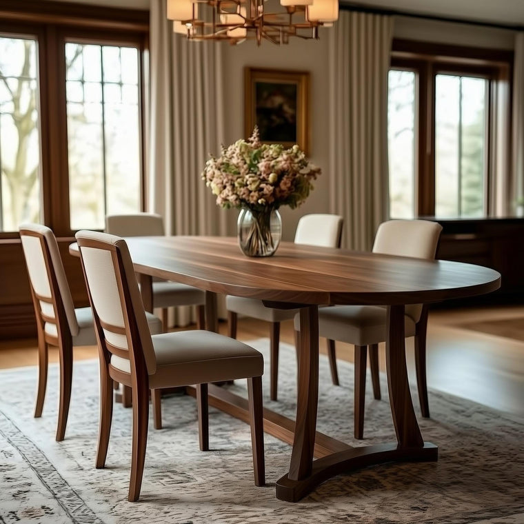 The Bartlett Oval Dining Table - alternate view