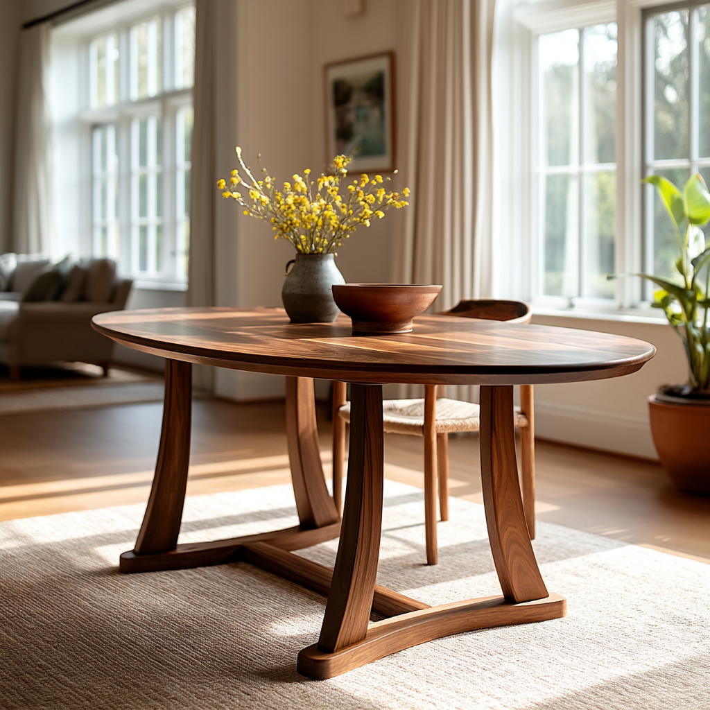 The Quinn Oval Dining Table - detail view 4