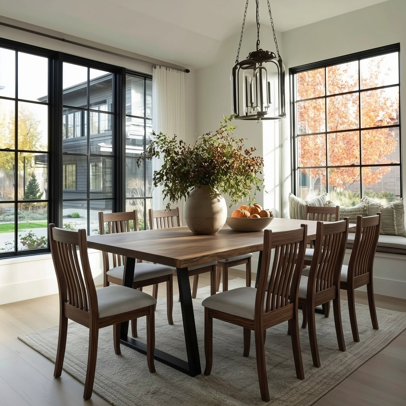 The Taber Live Edge Walnut Dining Table - detail view 4