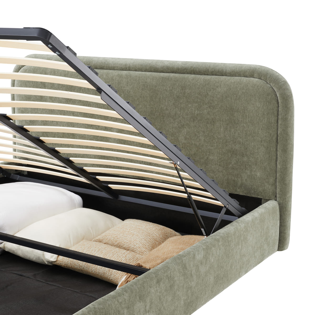Aurora Storage Bed with Lift - Up Storage - detail view 35