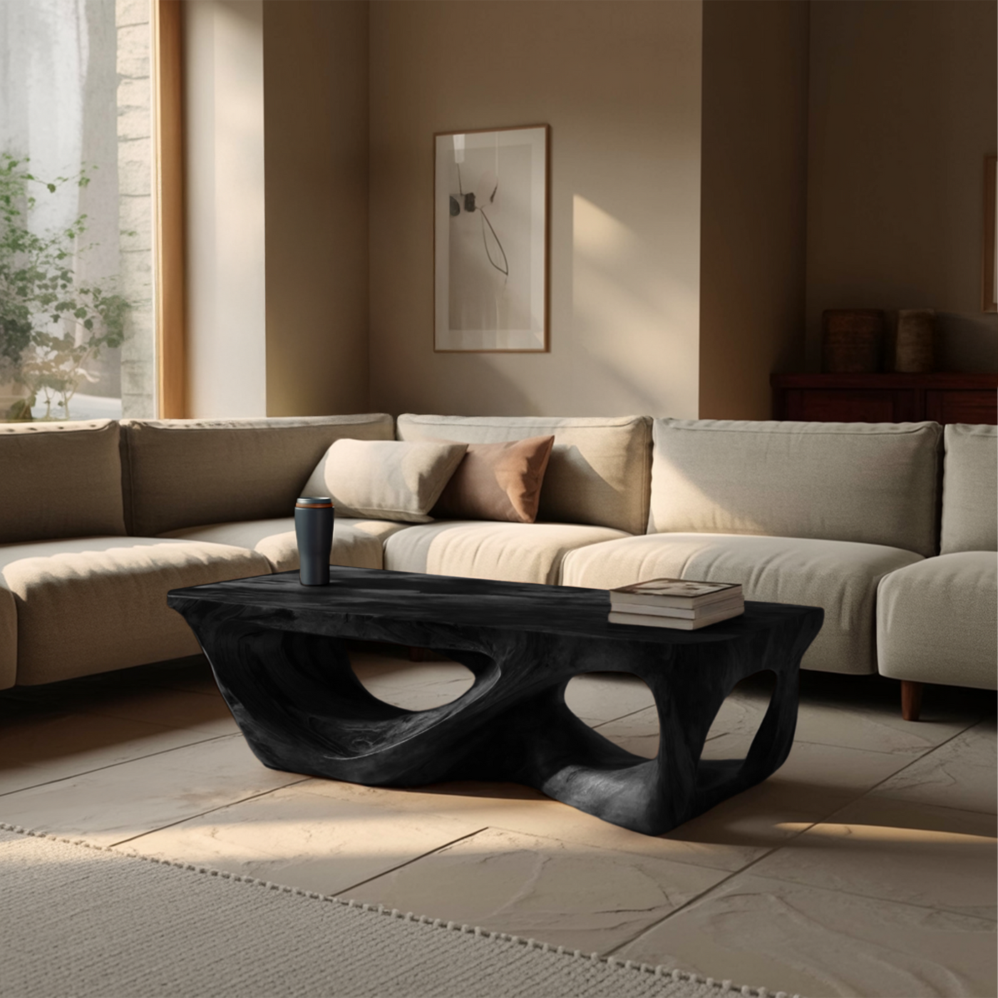 Minimal Coffee Table for Living Room Interiors - detail view 7