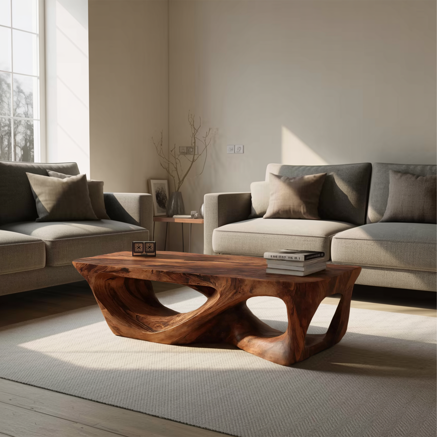 Minimal Coffee Table for Living Room Interiors - detail view 5