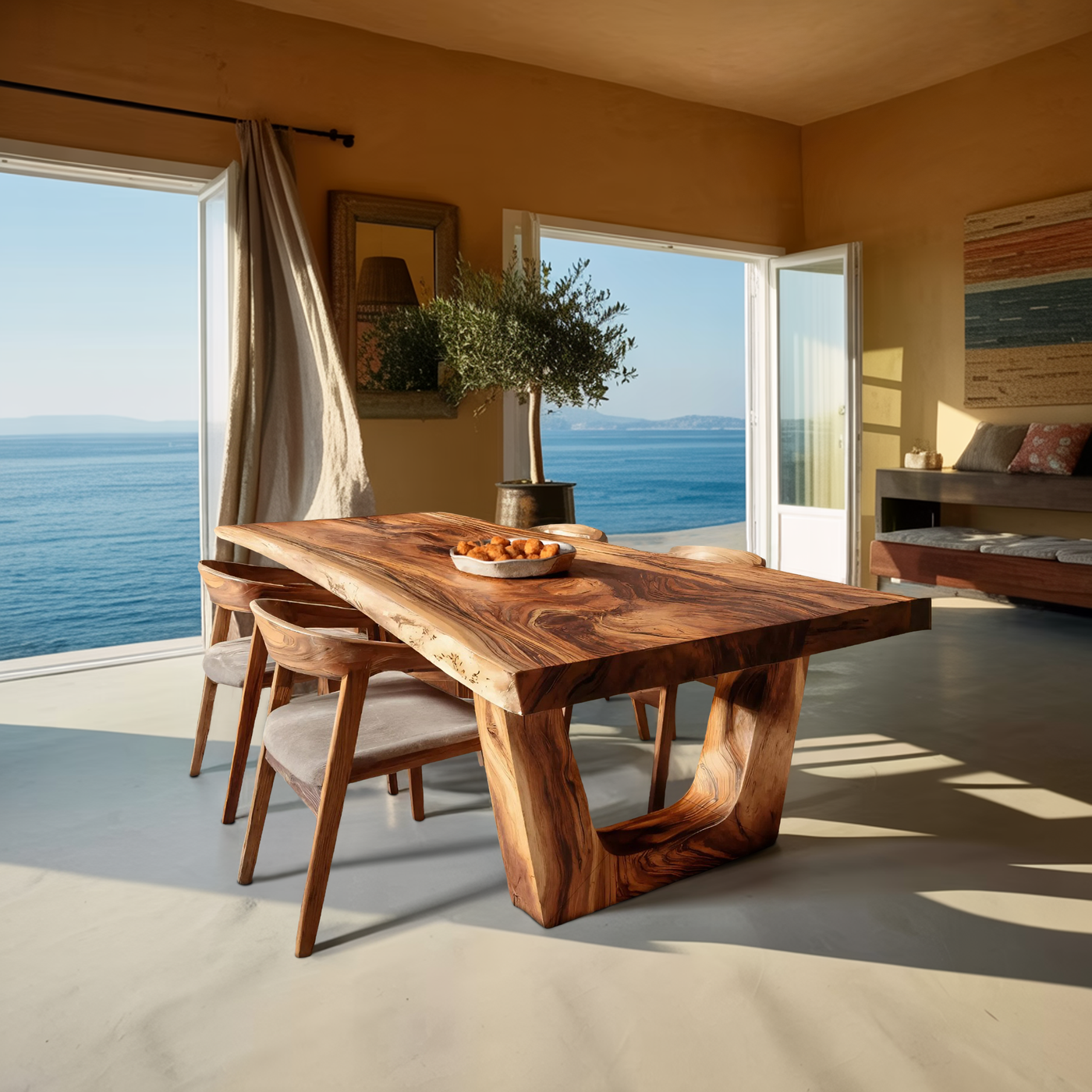 Minimalist Dining Table with Sleek Look for Dining Room - detail view 5