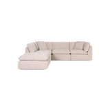 Hilton 4 - Pc Modular Sofa with Ottoman