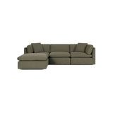 Hilton 3 - Pc Modular Sofa with Ottoman
