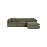 Hilton 3 - Pc Modular Sofa with Ottoman