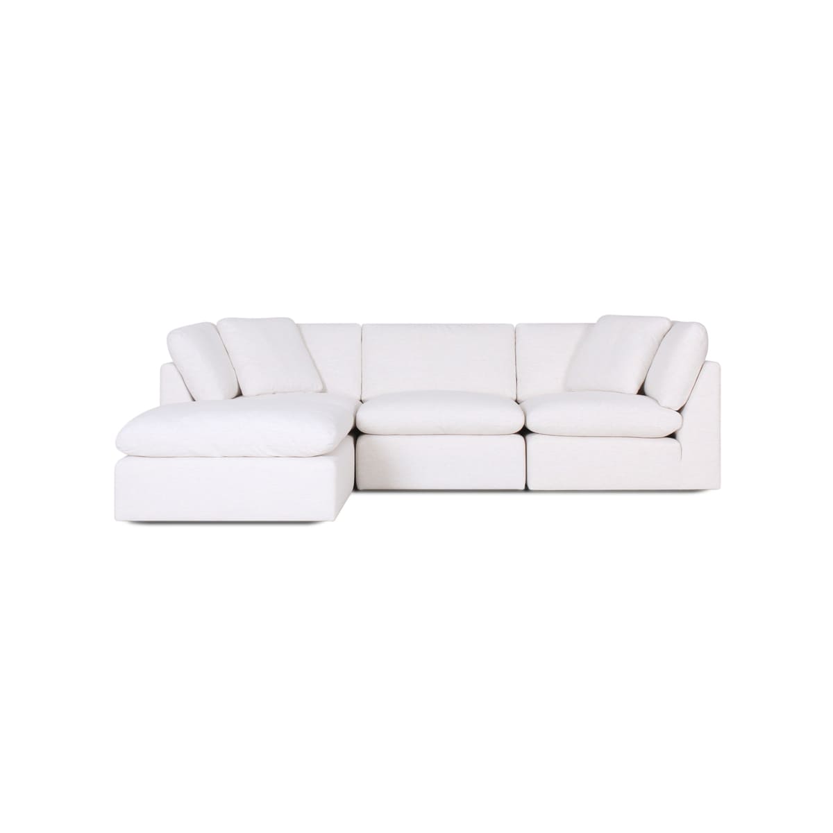 Hilton 3 - Pc Modular Sofa with Ottoman - alternate view
